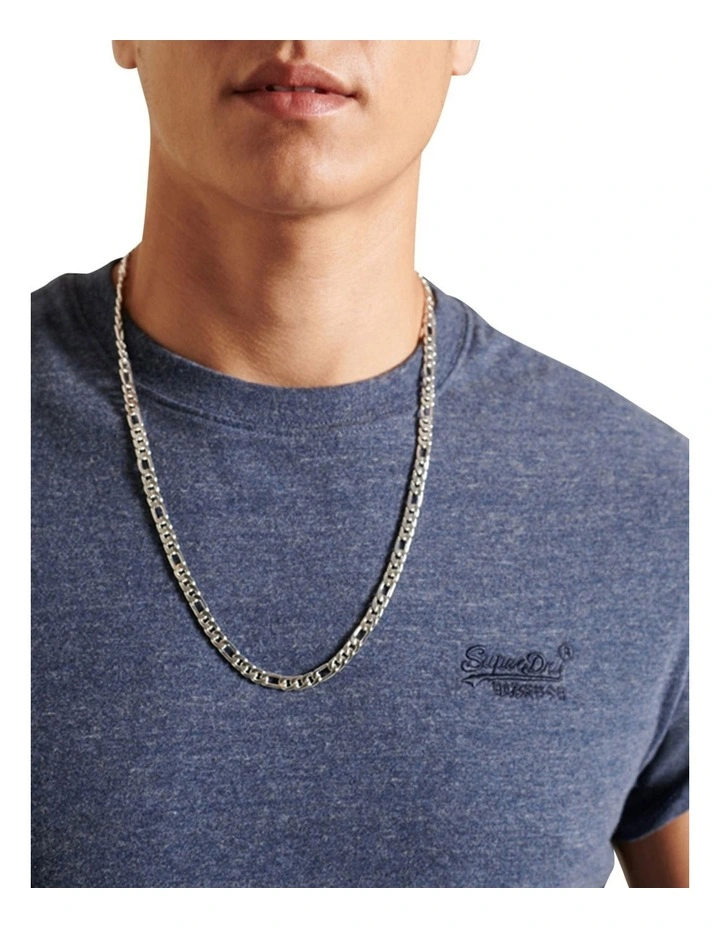 Vintage Logo Embroidered Tee Navy Marl