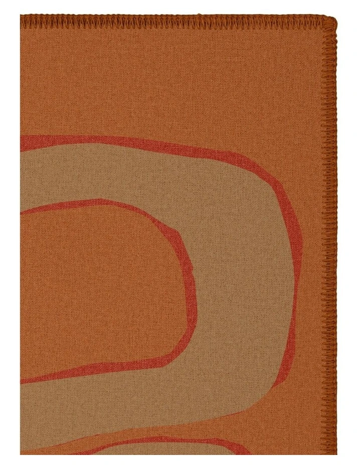 Round New Jute Area Rug in Red