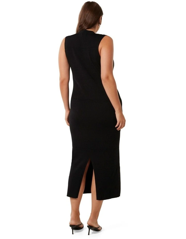 Lexi Sleeveless Knit Dress in Black