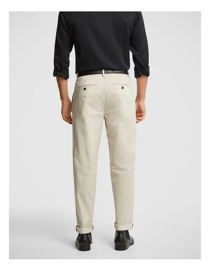 Albert Tapered Chino in Stone