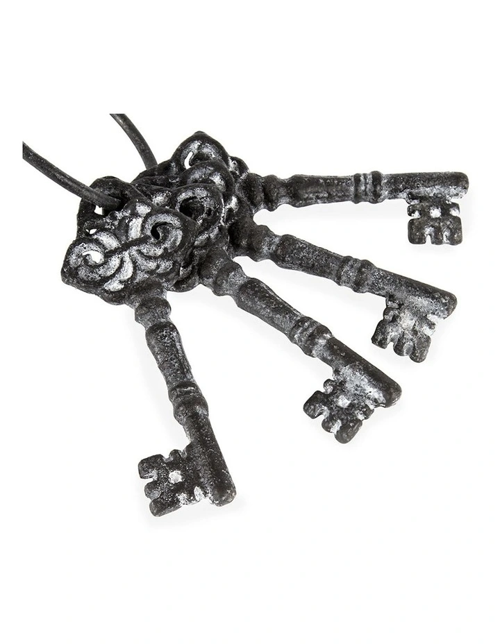 Antique Cast Iron Decorative Keys in Antique Black