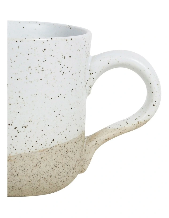Solace White Clay Mug With Reactive Glaze