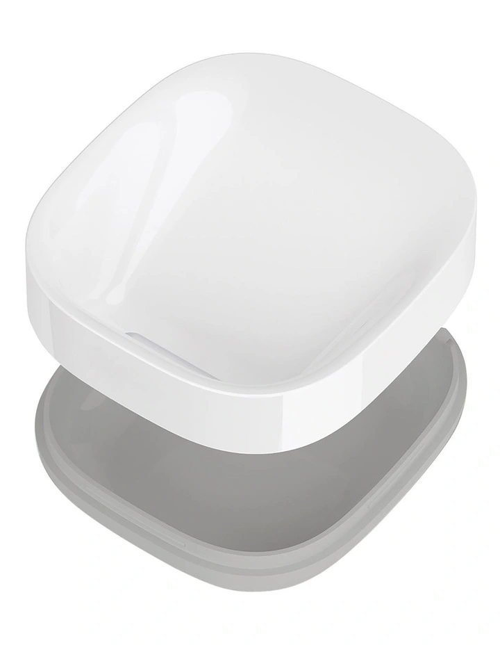 Slim Compact Soap Dish in Grey