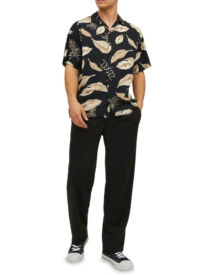 Tropic Resort Shirt in Black