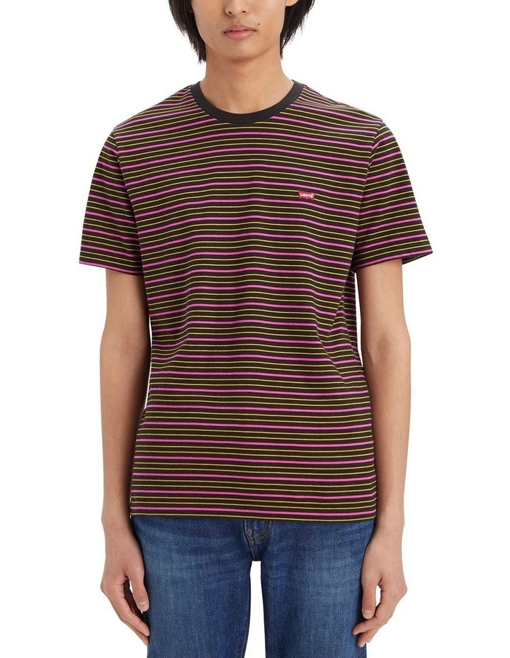 Original House Mark T-shirt in Harrison Stripe Meteorite