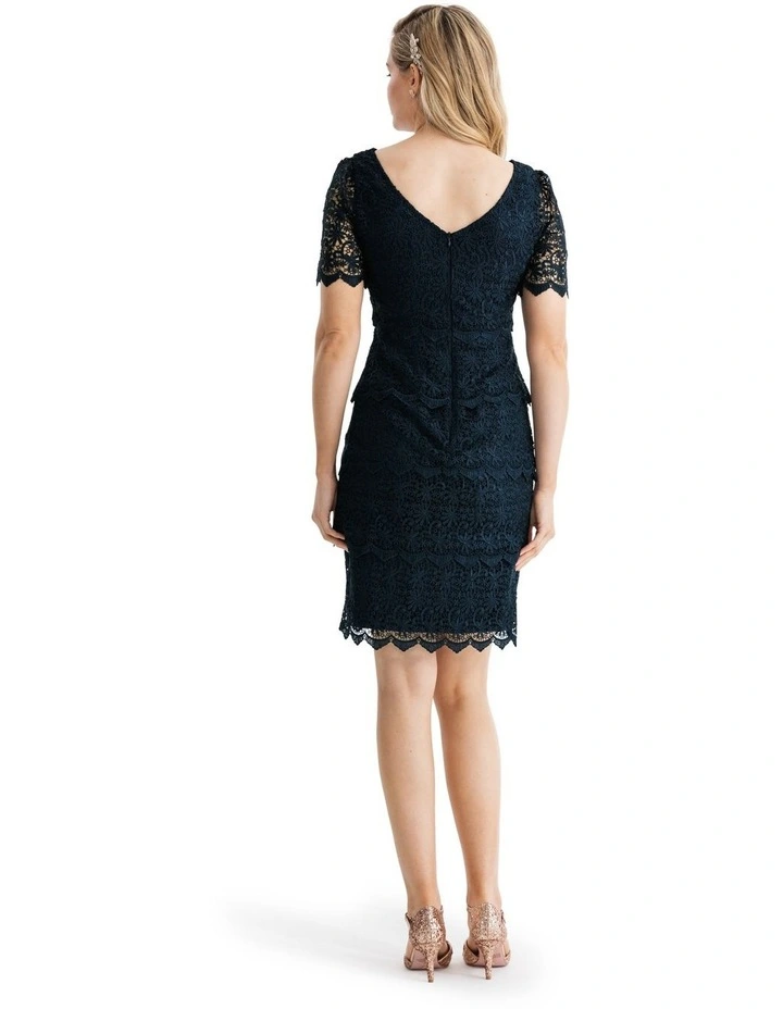 Faith Dress in Navy