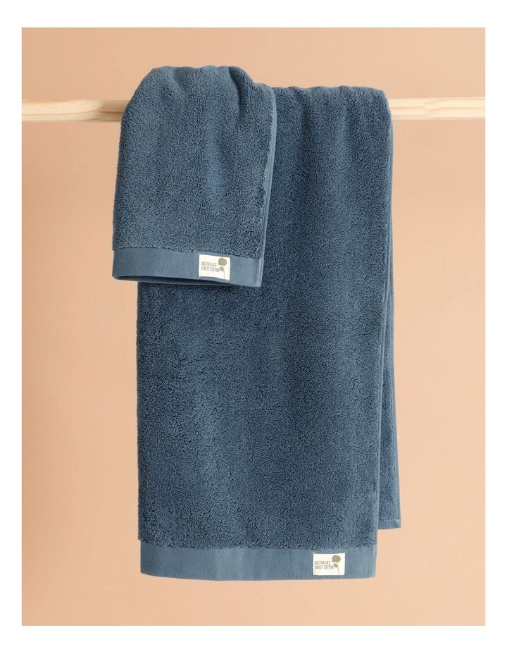 Australian Cotton Towel Range Ocean Blue