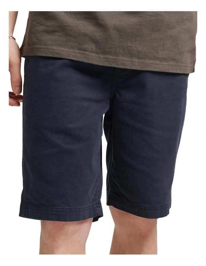 Officer Chino Shorts in Eclipse Navy