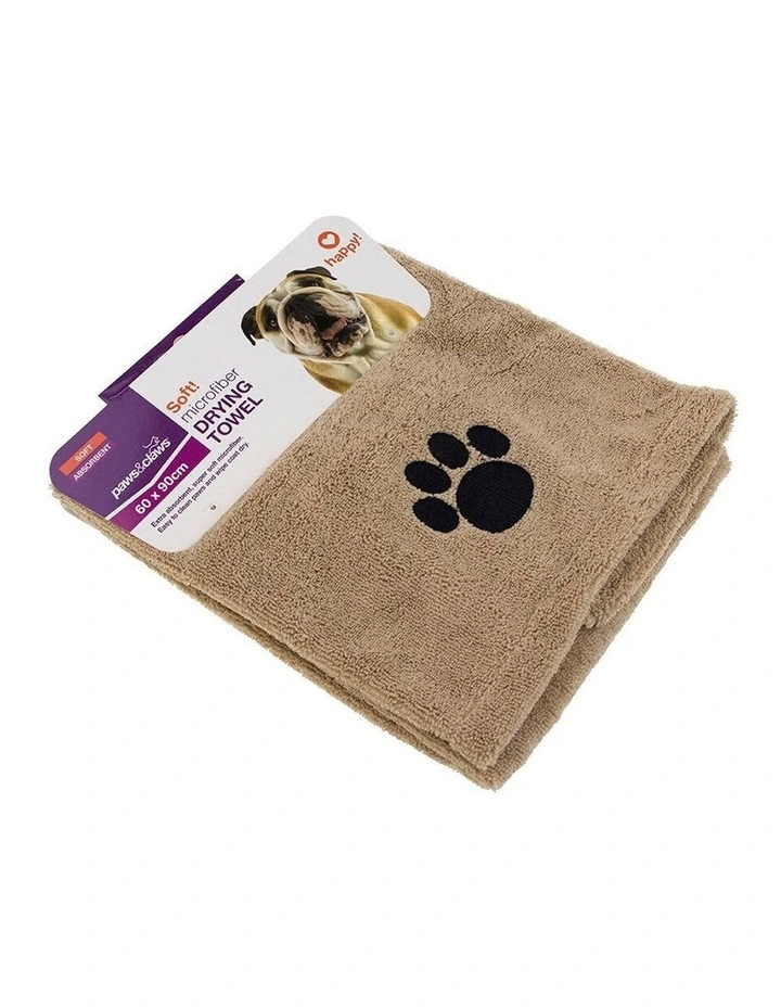 60x90cm Microfiber Drying Soft Towel Dogs/Cats/Pets Grooming BRN