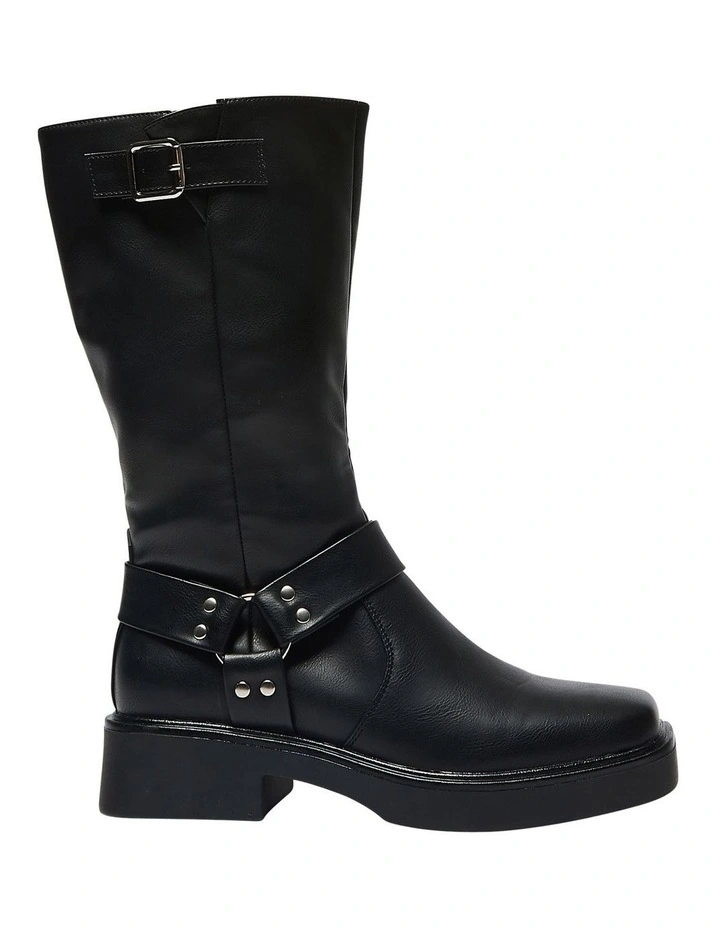 Engine Boots in Black