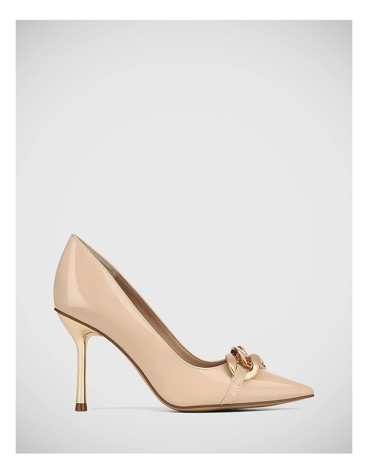 Qersi Patent Leather Pump in New Flesh