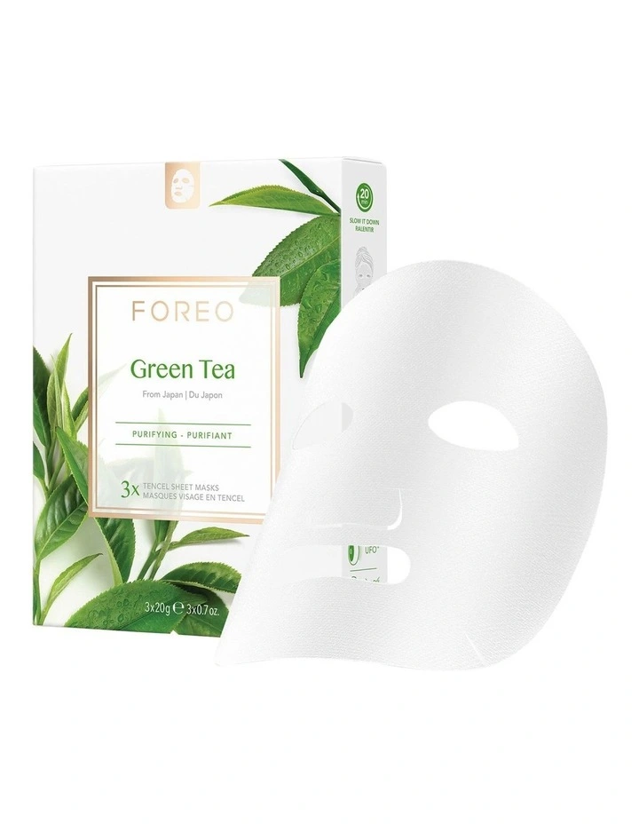 Green Tea Farm To Face Sheet Mask 3 Pack