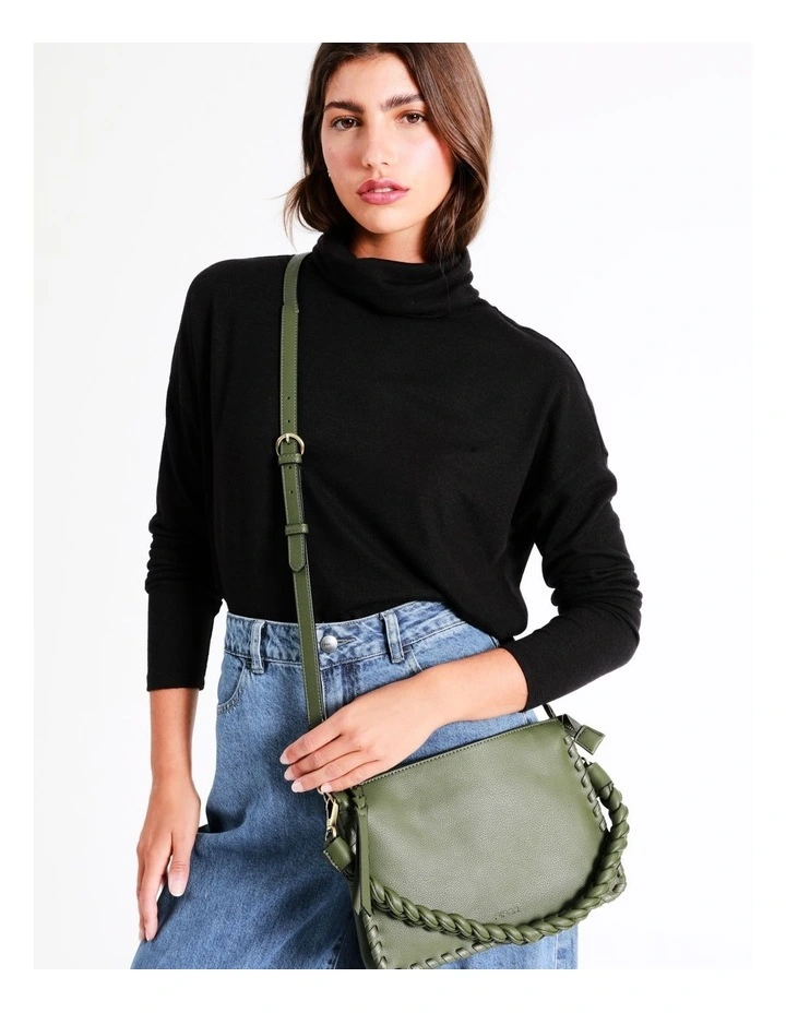 Austin Shoulder Bag in Khaki
