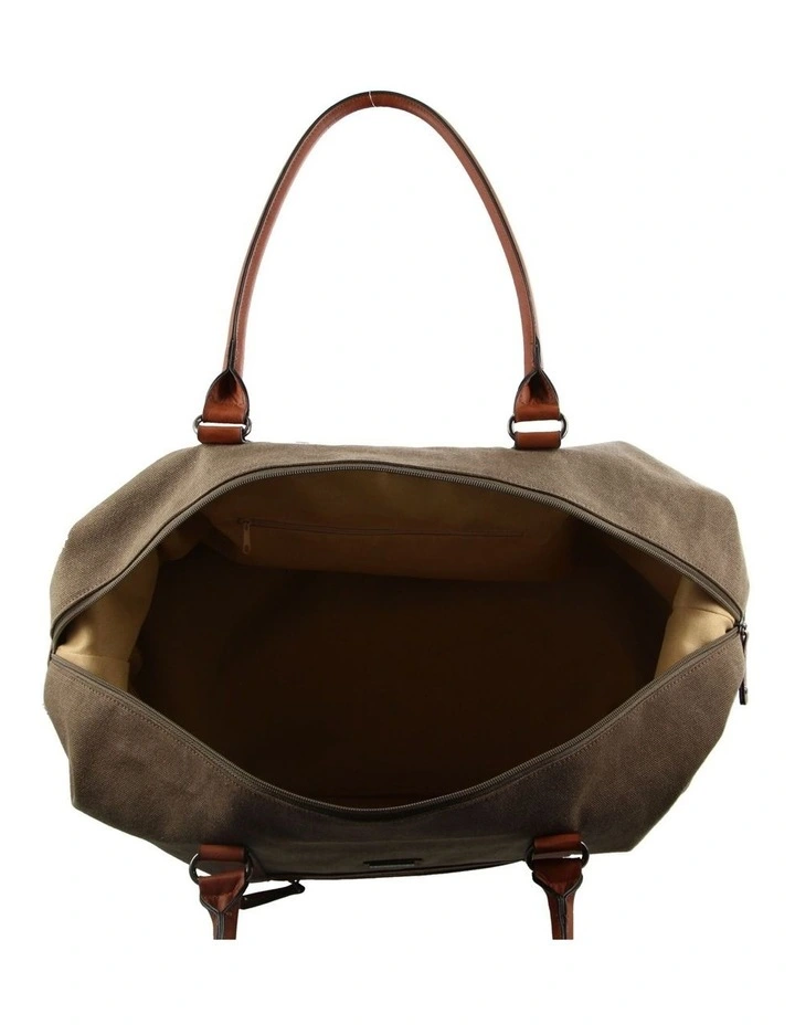 Pierre Cardin Canvas Overnight Bag in Brown