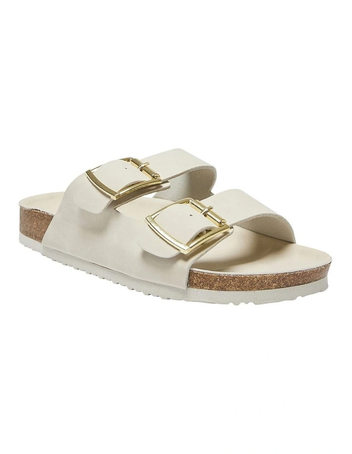 Easton Sandals in Bone Micro
