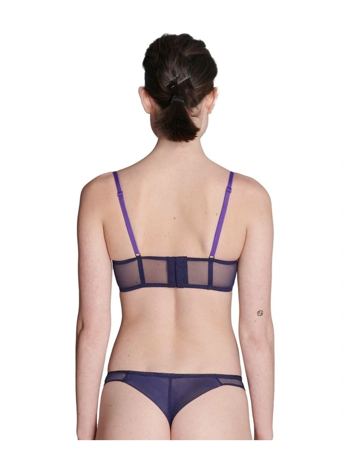 Adele Half Cup Bra in Midnight