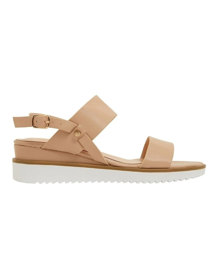 Dayton Nude Smooth Sandals