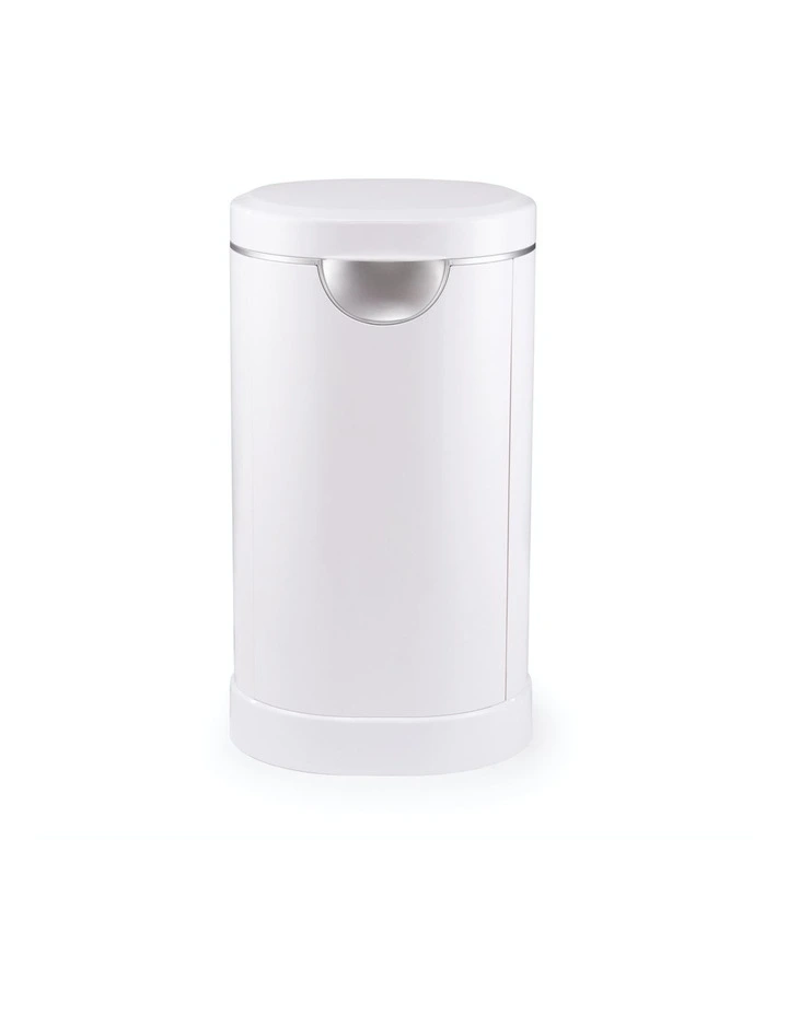 Diaper Pail Bin in White