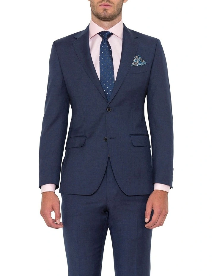 Modern Fit Interceptor Blue Glen Check Suit Trouser FCD001