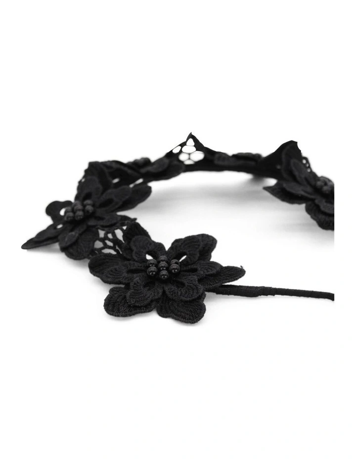 Sonya Headpiece in Black