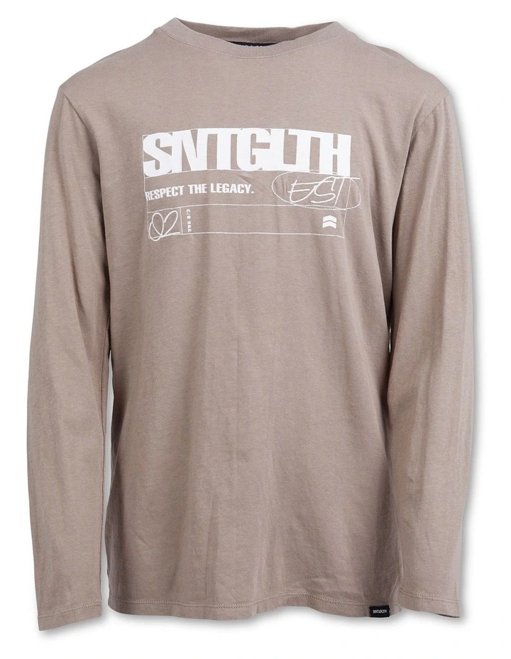 Legacy Tee (3-7 Years) in Mushroom