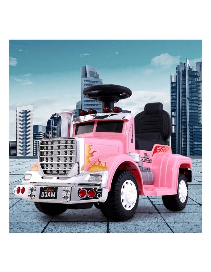 Elect Ride on Truck in Pink