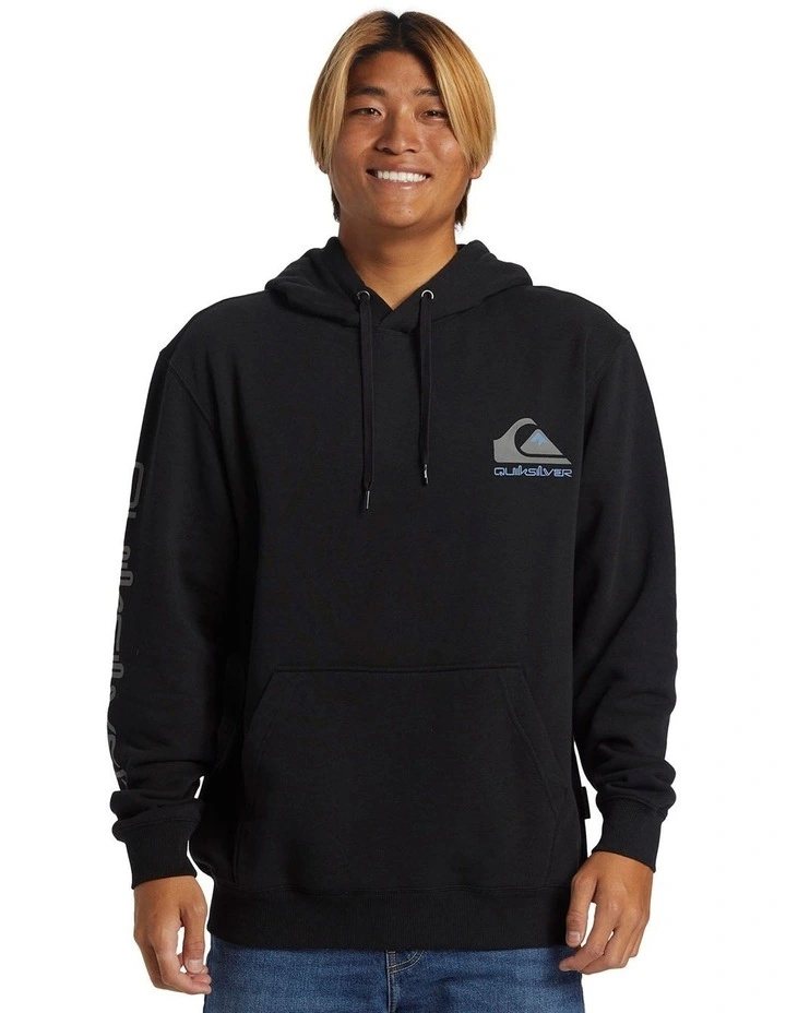 Omni Logo Fleece Hoodie in Black