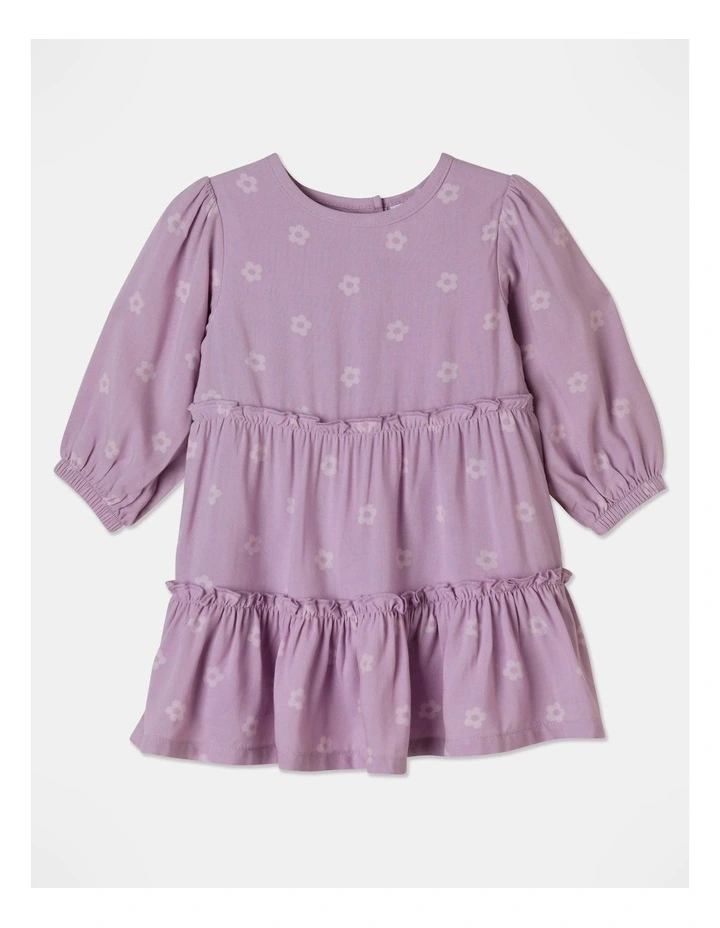 Dress And Cardigan Set Light in Purple Set