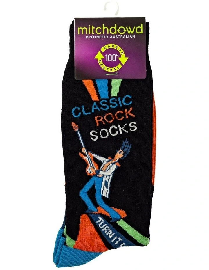 Cotton Classic Rock Socks in Black