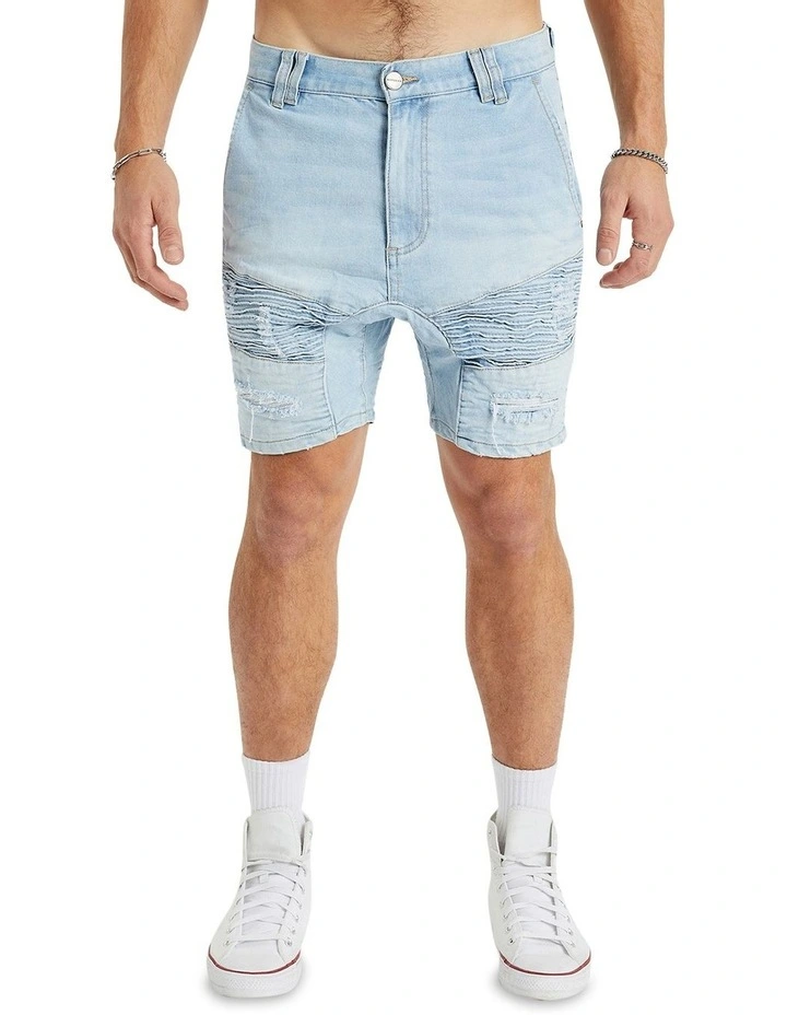 Hellcat Denim Short in Astoria Blue