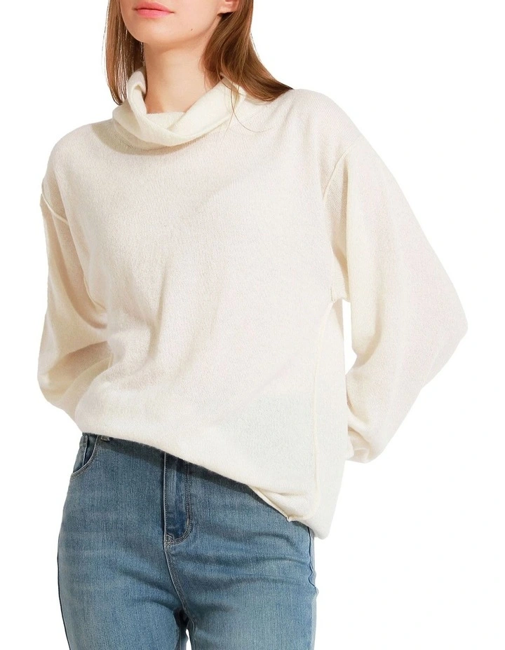 Simple Pleasures Cashmere Knit in Cream