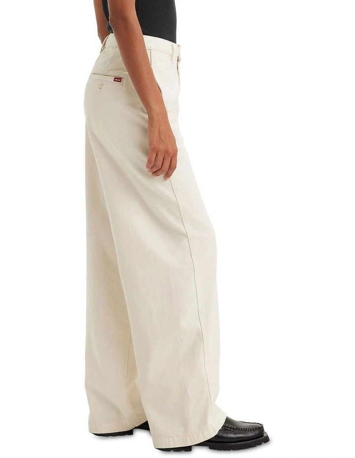 WellThread Soft Straight Orchard Trousers in Soft Ceramic