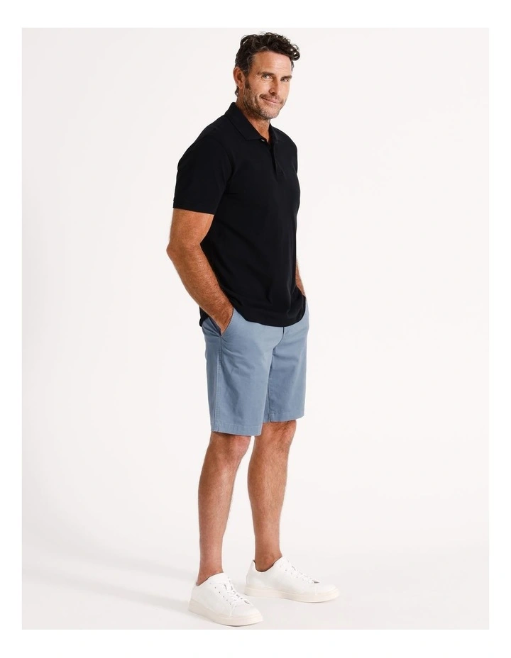 Newport Stretch Chino Shorts in Arctic Blue