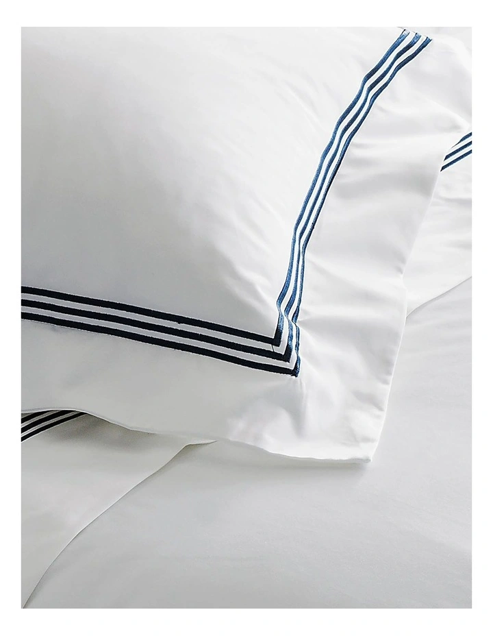 Palais Bed Linen Range in Midnight/White
