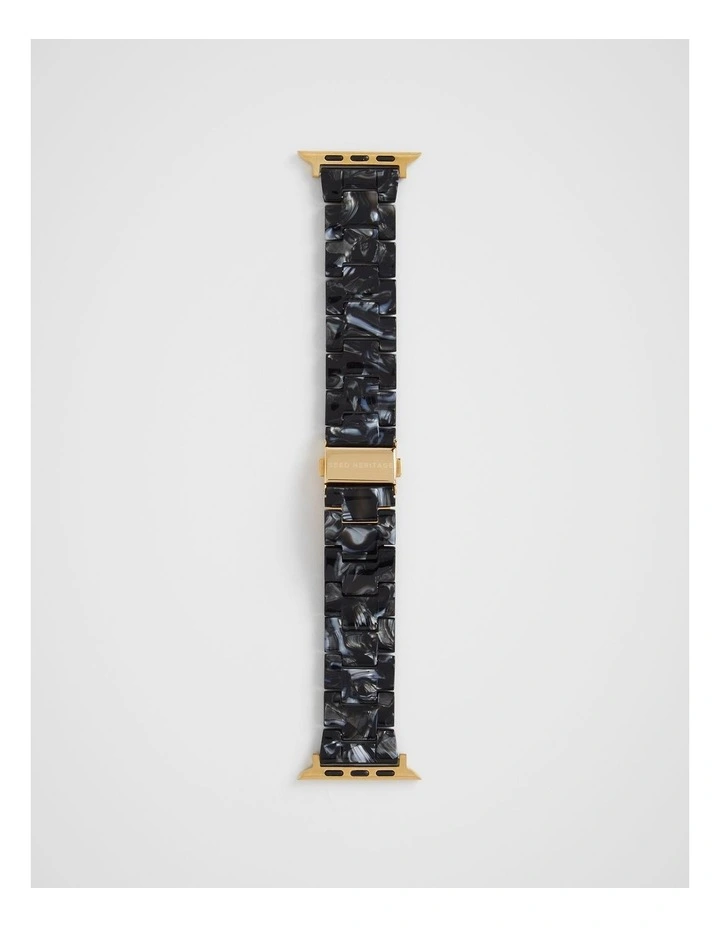 Resin Smart Watch Band in Black