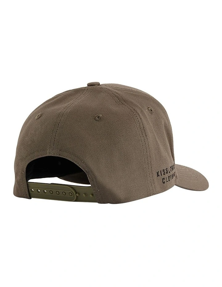 Wigstone 5 Panel Curved Peak Cap in Charcoal