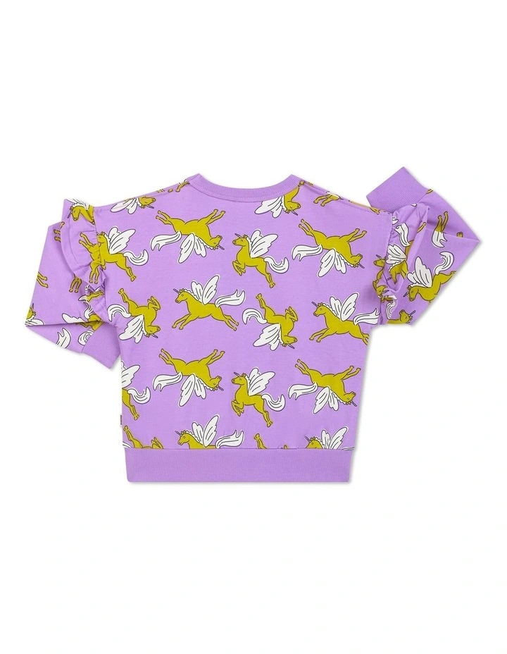 Soft Threads Frill Pullover (Sizes 3-7) in Print