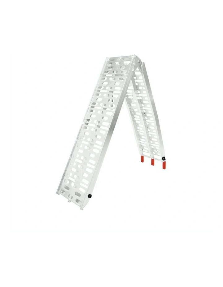 Foldable Aluminium ATV Trailer Ramp in Silver