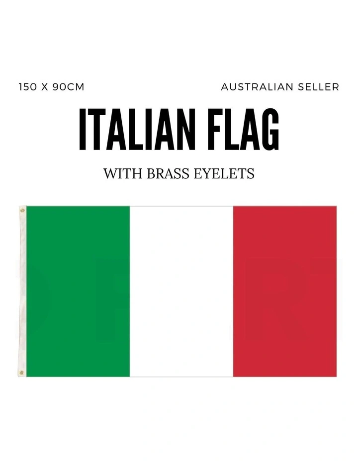 Italy Country Flag 150cm x 90cm in Multi