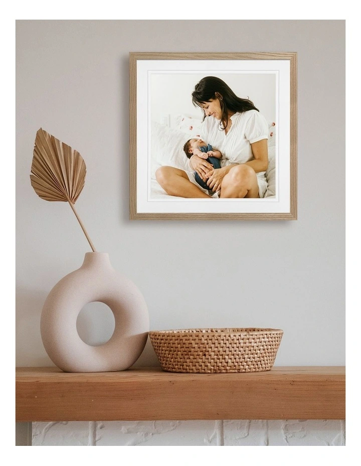 Decorator Photo Frame 35x35/25x25cm in Natural