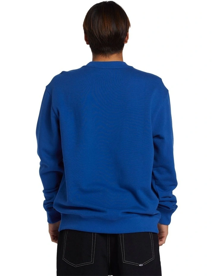 Saturn Crew Neck Sweatshirt in Monaco Blue