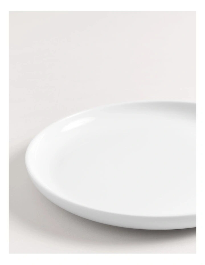 Yarra Dinner Plate in White