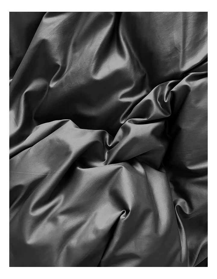Halo Sateen Organic Plain Dye Sheet Set in Shadow