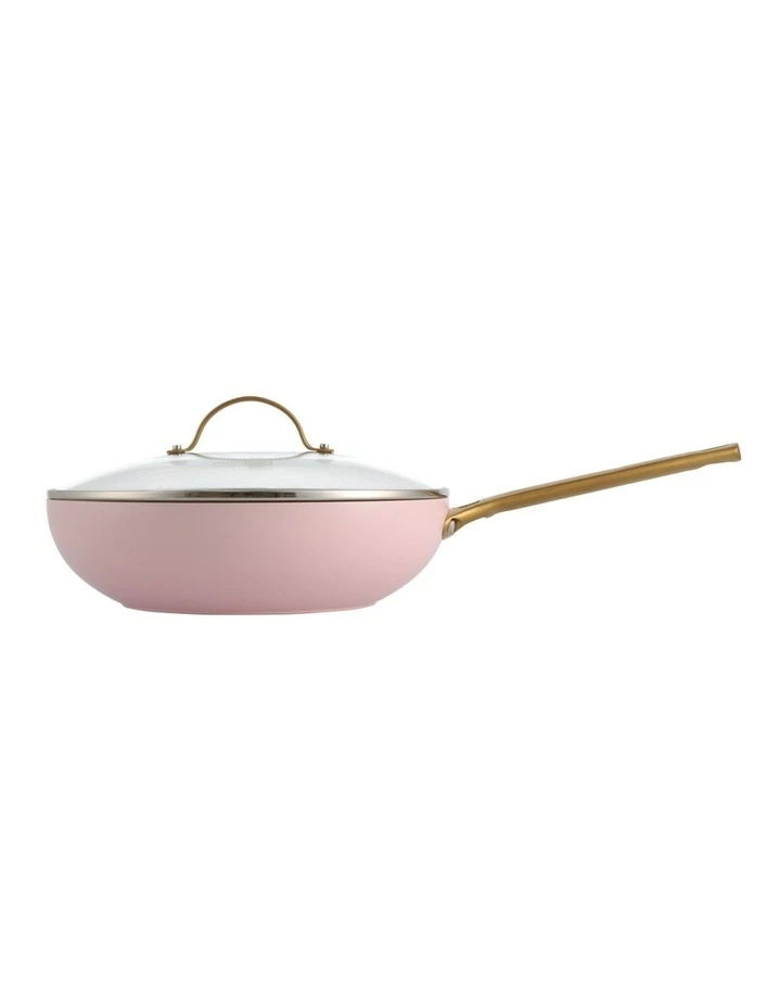 Padova Wok with Lid 28cm in Blush