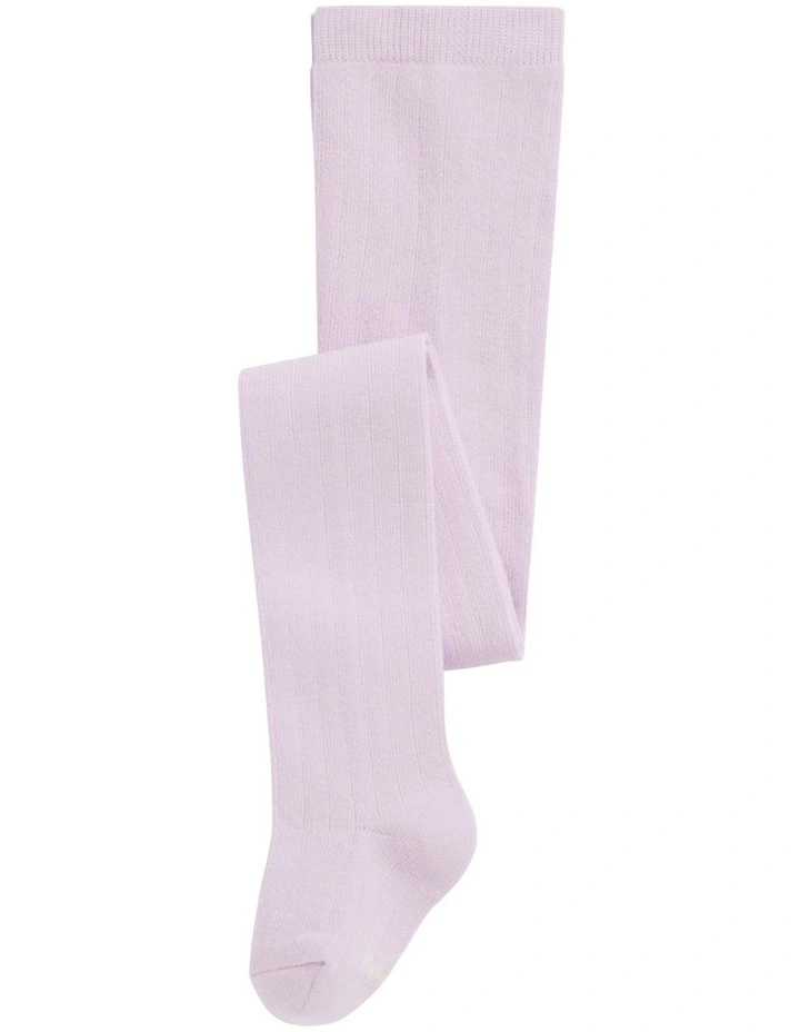 Rib Full Length Tight in Orchid