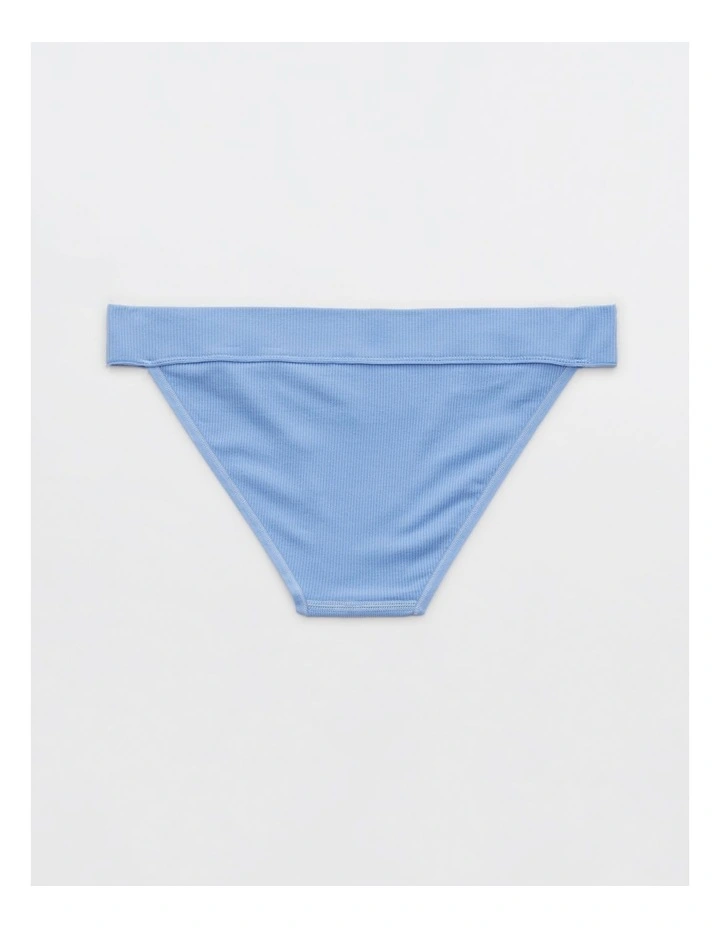 Seamless Ultra Low Rise Bikini Underwear in Blue Lion