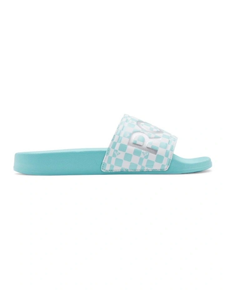 Slippy Slider Sandals in Aquarius