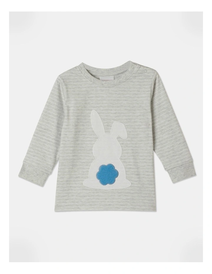Bunny T-shirt in Grey Marle