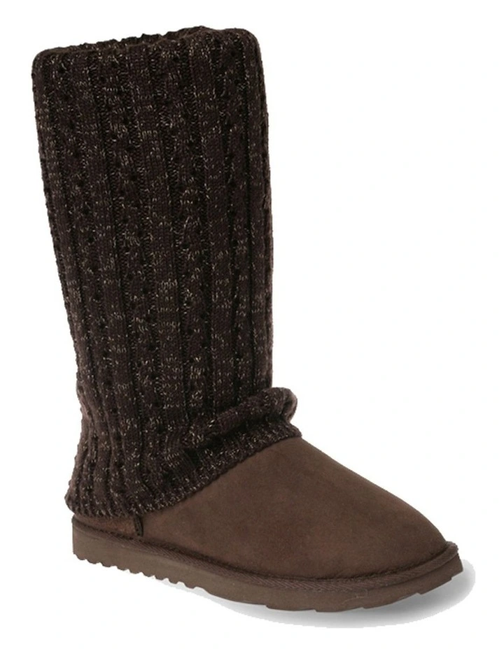Ugg Cardy Socks in Glitter Chocolate