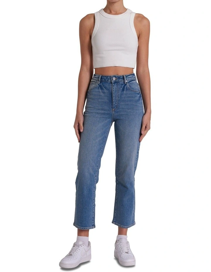 Venice Straight Amara Rcy Jeans in Mid Vintage Indigo